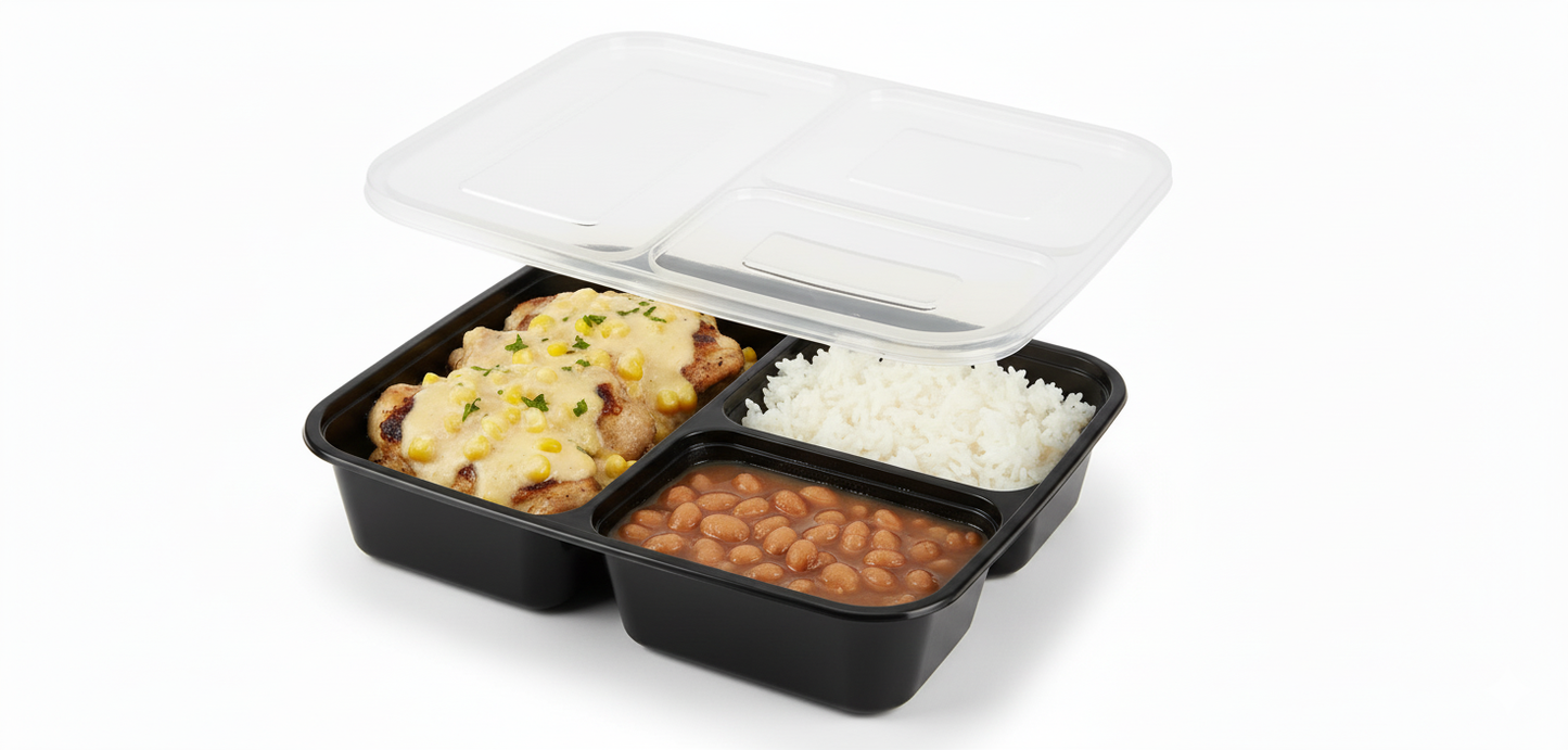 Arroz, Feijão com Sobrecoxa com Creme de Milho 450g