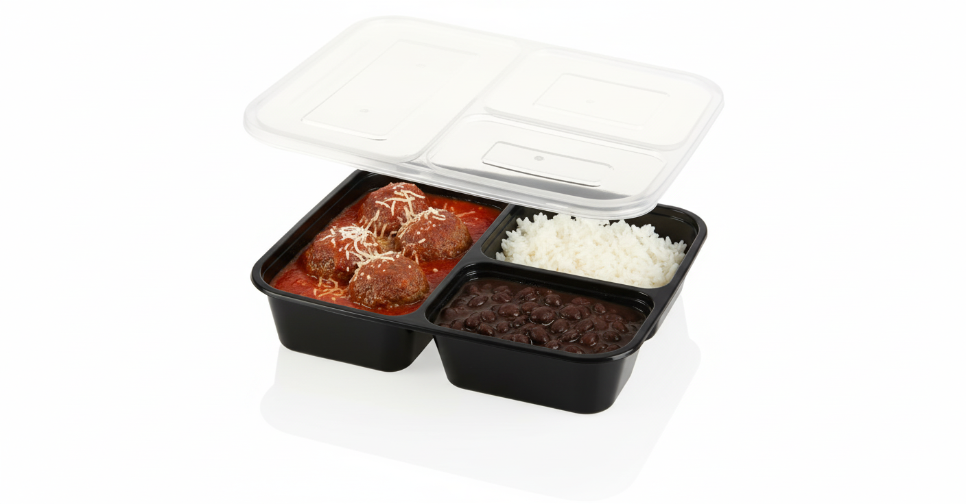 Arroz, Feijão com Polpettone Recheado ao Pomodoro 450g