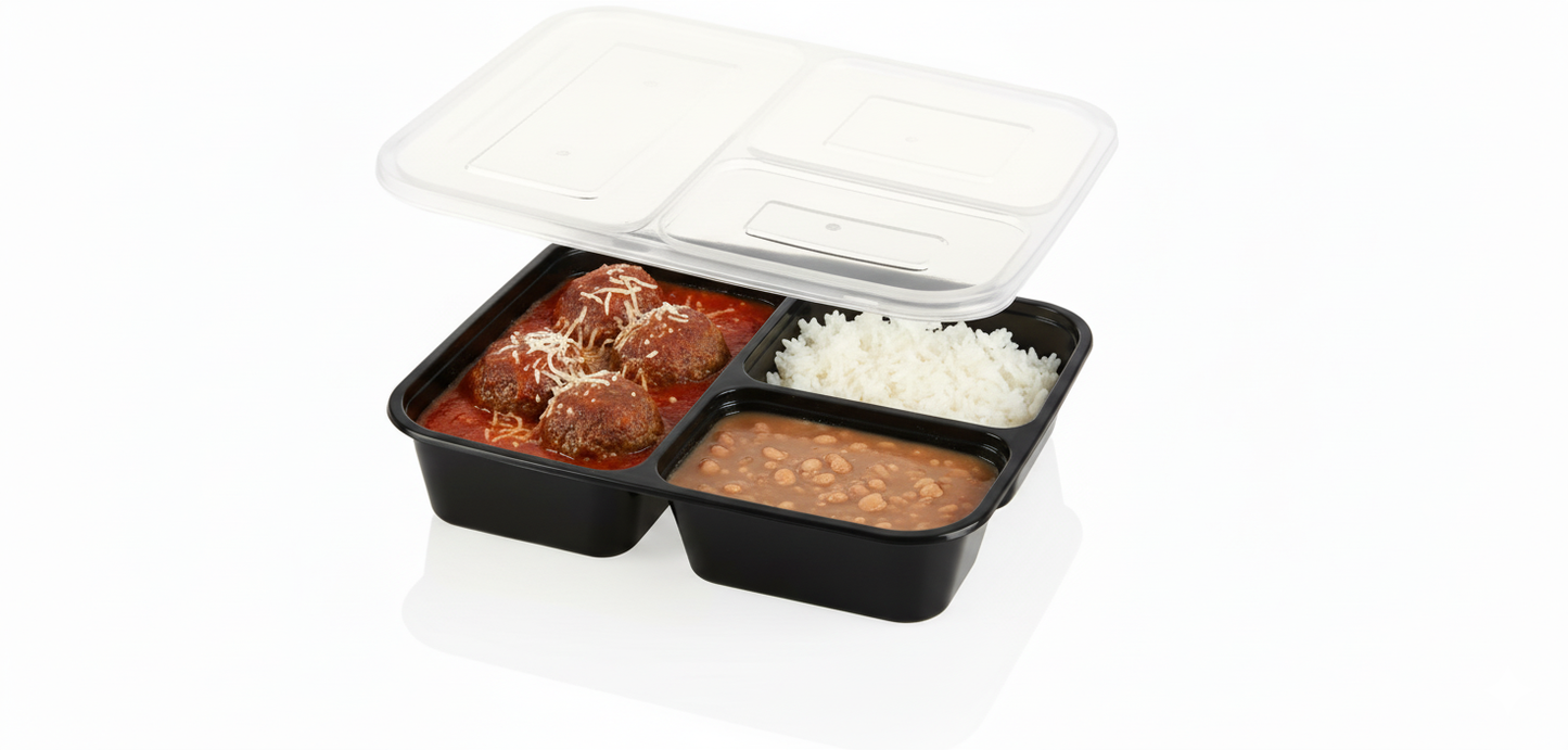 Arroz, Feijão com Polpettone Recheado ao Pomodoro 450g