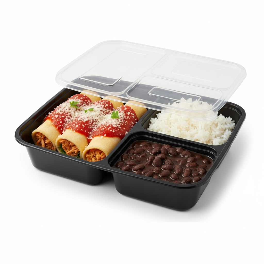 Arroz, Feijão com Panqueca de Frango ao Pomodoro 450g