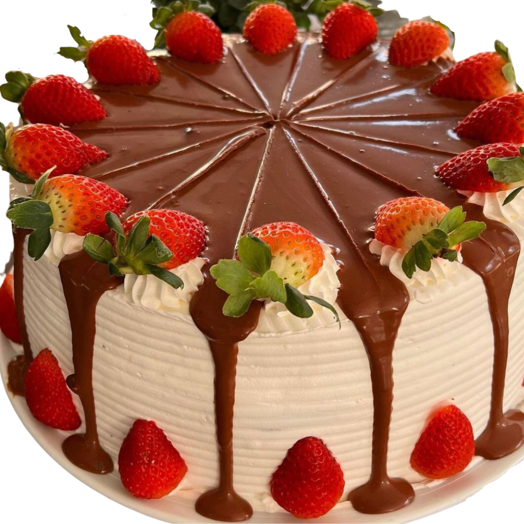 Torta de Morango com Chocolate 2.5kg