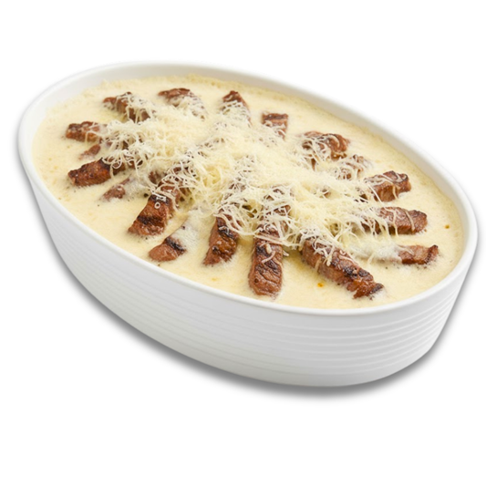 Iscas de Filé Mignon ao Molho 4 Queijos 2kg