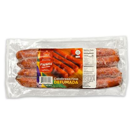 Calabresa Brasileira Defumada Fininha 14oz