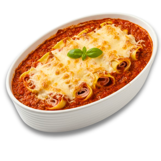 Rondelli de Presunto e Queijo com Requeijão ao Molho Bolonhesa 2,5kg