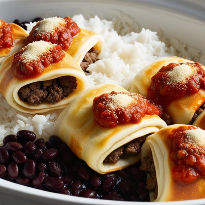 Rice, Beans with Meat Pancake in Pomodoro Sauce 450g