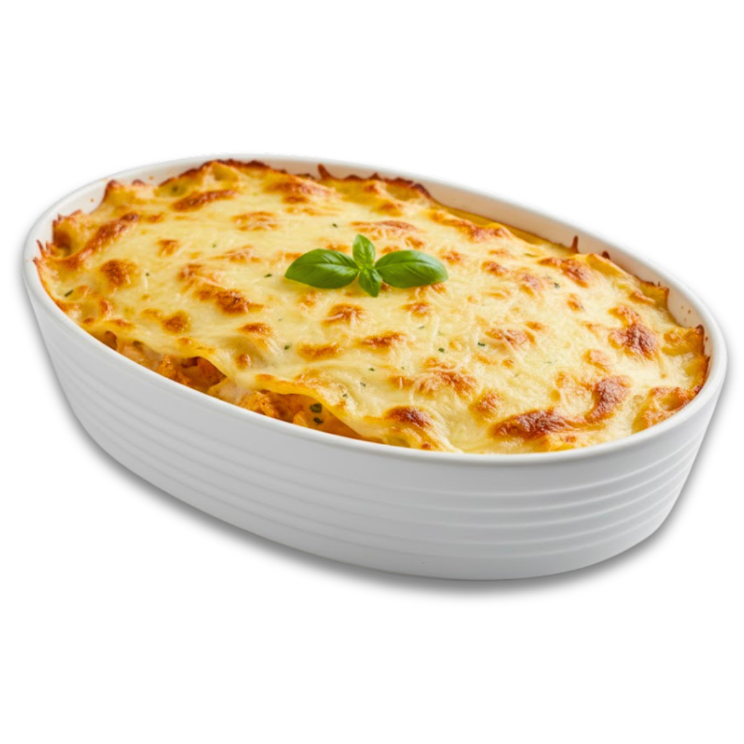 Lasanha de Frango Cremosa Tamanho Familia 2.5Kg