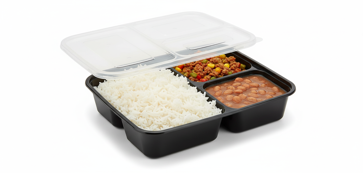 Arroz, Feijão com Carne Moída Com Legumes 450g