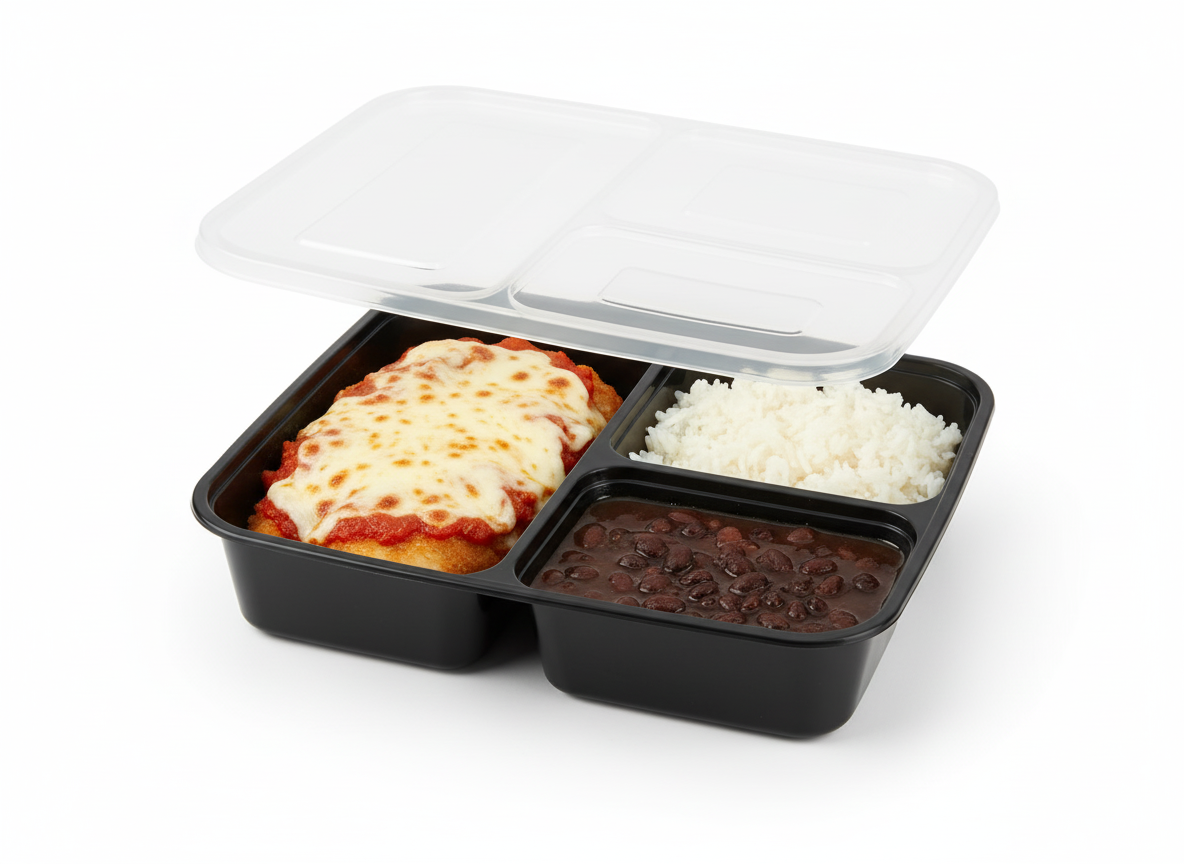 Arroz, Feijão com Frango à Parmegiana 450g