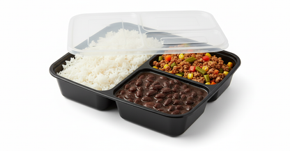 Arroz, Feijão com Carne Moída Com Legumes 450g